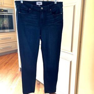 Paige Jeans Verdugo Skinny Crop Midlake Dark Wash